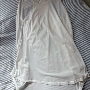 Women's White Lululemon Tank Top